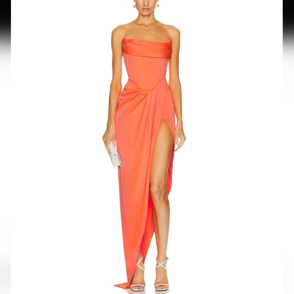 Alex Perry Harland strapless dress size UK 12 US 8